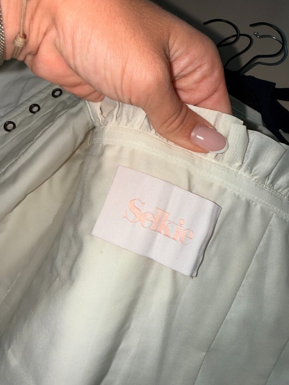 Selkie Corset Beige White S - Picture 4 of 7